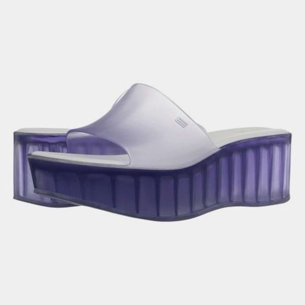 Melissa Platform Women's Sz 9 Vegan Jelly Donna Shoes Block  Y2K  90s